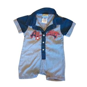 duck duck goose Boy's All Star Onesie